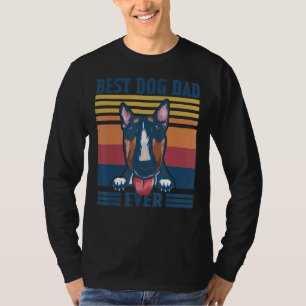 Mens Best Bull Terrier Dad Ever  Dog Dad Father's  T-Shirt