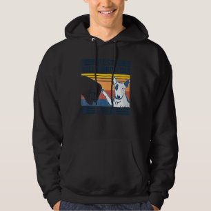 Mens Best Bull Terrier Dad Ever Dog Father's Day Hoodie