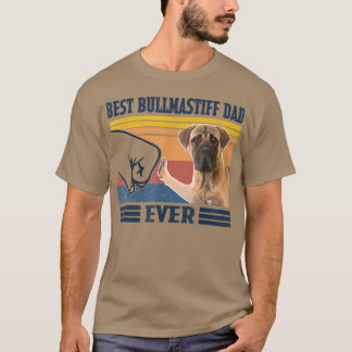 Mens Best Bullmastiff Dad Ever Funny Dog Lover Fat T-Shirt