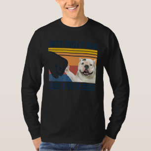 Mens Best Bully Dad Ever  Dog  Father's Day T-Shirt