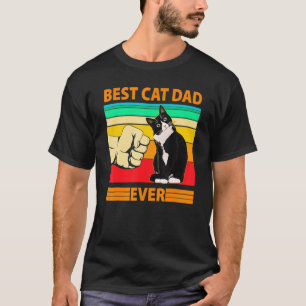 Mens Best Cat Dad Ever Cat Daddy Father Day 5 T-Shirt