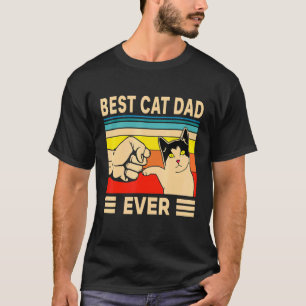 Mens Best Cat Dad Ever   Cat Daddy Father's Day  1 T-Shirt
