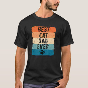 Men's Best Cat Dad Ever Cat T-Shirt