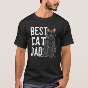 Mens Best Cat Dad Ever for at of Maine Coons T-Shirt