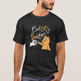 Mens Best Cat Dad Ever Premium T-Shirt