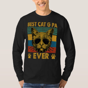 Mens Best Cat G Pa Ever Cat Dad Father Day T-Shirt