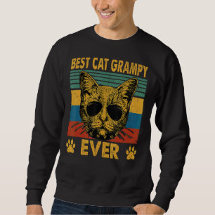 Mens Best Cat Grampy Ever Cat Dad Father Day Sweatshirt