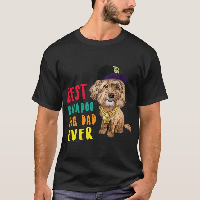 Mens Best Cavapoo Dog Dad Ever Fathers Day T-Shirt (Front)