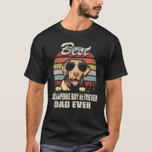 Mens Best Chesapeake Bay Retriever Dad Ever Father T-Shirt
