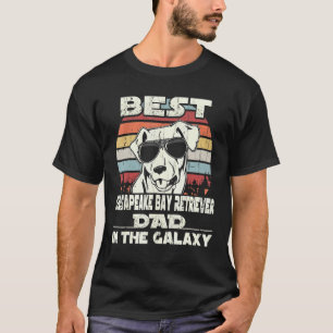 Mens Best Chesapeake Bay Retriever Dad In The Gala T-Shirt