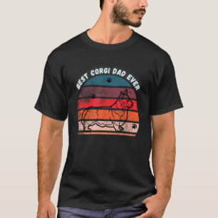 Mens Best Corgi Dad Ever Corgi Dog Owner T-Shirt