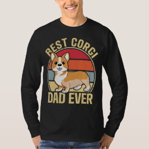 Mens Best Corgi Dad Ever Daddy Dog Owner 1 T-Shirt