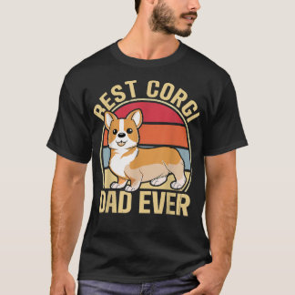 Mens Best Corgi Dad Ever  T-Shirt