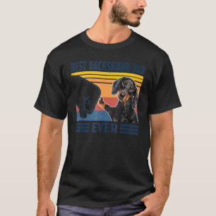 Mens Best Dachshund Dad Ever   Dog   Father's Day T-Shirt