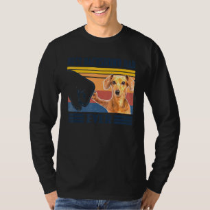 Mens Best Dachshund Dad Ever Dog Father's Day T-Shirt
