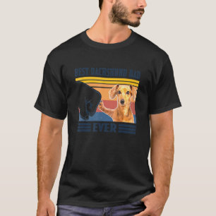 Mens Best Dachshund Dad Ever Dog Father's Day T-Shirt