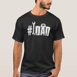 Mens Best Dad Auto Mechanic Dad Art Funny For Mech T-Shirt