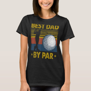 Mens Best Dad By Par Disc Golf For Men Father's T-Shirt