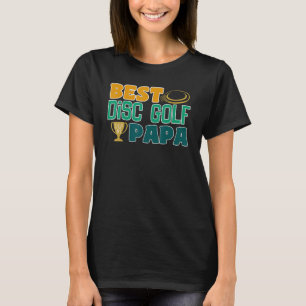Mens Best Dad By Par Disc Golf T-Shirt