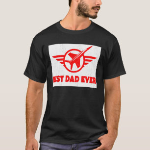 Mens Best dad ever Cool 80s 80 s Father s Day T-Shirt