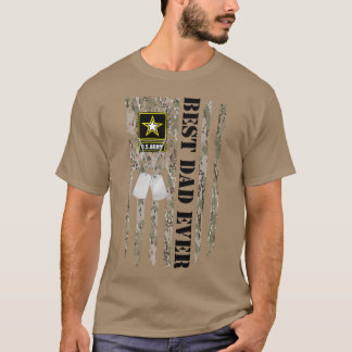 Mens Best Dad Ever Fathers Day for Papa Father in T-Shirt