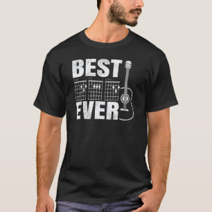 Mens Best Dad Ever Guitar Chord Guitarist Dad Fat T-Shirt
