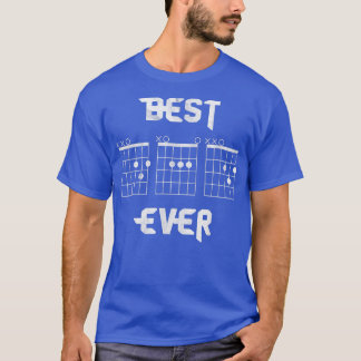 Mens Best Dad Ever Guitar   Funny Guitarist Musici T-Shirt