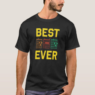 Mens Best Dad Ever - Guitarist Fathers Day Guitar T-Shirt