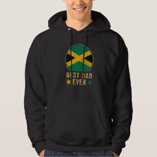 Mens Best Dad Ever Jamaican Father Country Jamaica Hoodie