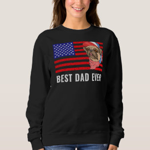Mens Best Dad Ever Us American Flag Awesome Dads F Sweatshirt