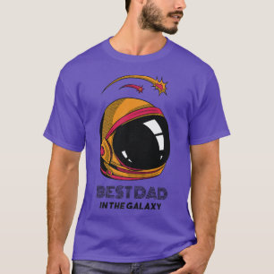Mens Best Dad In The Galay Astronaut T-Shirt