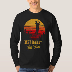 Mens Best Daddy By Par Father's Day Golf Golfing 2 T-Shirt