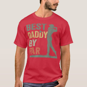 Mens Best Daddy By Par Golf Lover Daddy Father's D T-Shirt