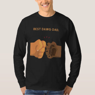 Mens Best Dawg Dad Dogs T-Shirt