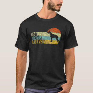 Mens Best Doberman Dad Ever Doberman Papa Dobie Do T-Shirt