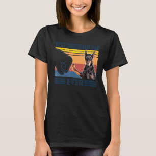 Mens Best Doberman Dad Ever Dog Father's Day T-Shirt