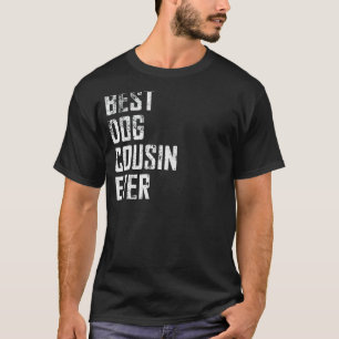 Mens Best Dog Cousin Ever Vintage Father Day T-Shirt