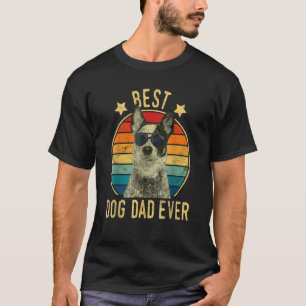 Mens Best Dog Dad Ever Australian Cattle Dog Fathe T-Shirt