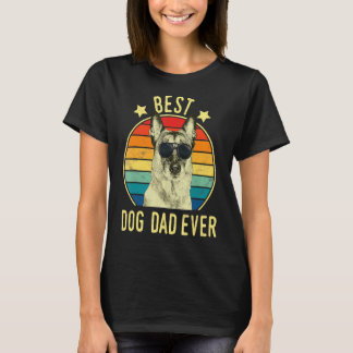 Mens Best Dog Dad Ever Belgian Malinois Father's D T-Shirt