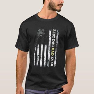 Mens Best Dog Dad Ever Funny Dog Dog Dad Fathers T-Shirt