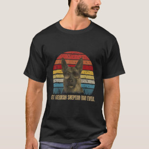 Mens Best Dog Dad Ever German Shepherd Daddy Fath T-Shirt