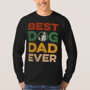 Mens Best Dog Dad Ever Shih Tzu Dog Father S Day T-Shirt