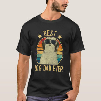 Mens Best Dog Dad Ever Shih Tzu Father s Day Gift T-Shirt
