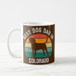 Mens Best Dog Dad In Colorado Funny Dog Coffee Mug