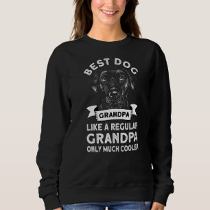 Mens Best Dog Grandpa Dog Dad Dog Mum Dog Sweatshirt