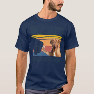 Mens Best Dogue De Bordeaux Dad Ever Funny Dog T-Shirt