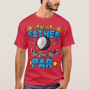 Mens Best FatherInLaw By Par, Golf Lover T-Shirt
