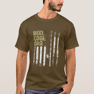 Mens Best Fisherman Reel Cool Dad For Daddy Father T-Shirt
