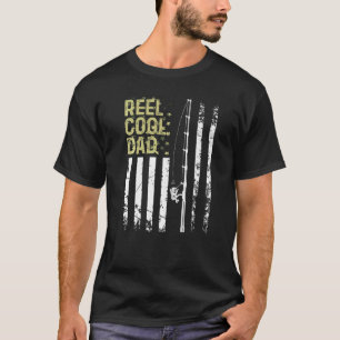 Mens Best Fisherman Reel Cool Dad For Daddy Father T-Shirt
