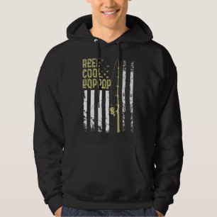 Mens Best Fisherman Reel Cool Poppop For Daddy Fat Hoodie